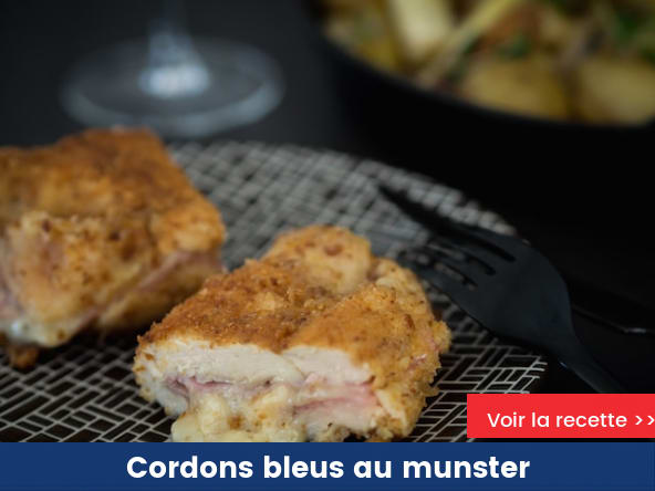 Cordons bleus au munster